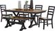 Signature Design by Ashley® Wildenauer 6-Piece Brown/Black Dining Table Set-1