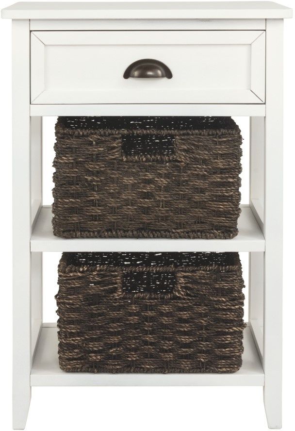 Signature Design by Ashley® Oslember White Accent Table-1