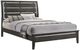 American Wholesale Furniture Grant Sherwin Williams Graphite Twin Panel Bed-0