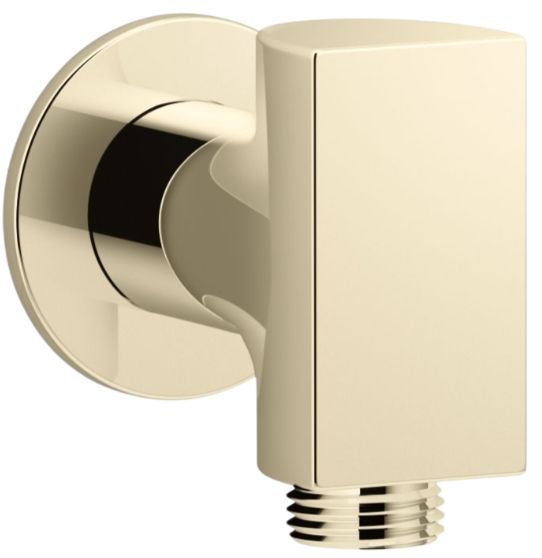 KOHLER® Exhale® Vibrant French Gold Wall-Mount Supply Elbow-0
