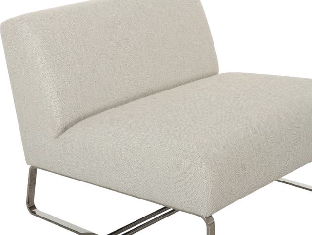 Moe's Home Collection Jules Flecked Beige Aluminum/Polyester Outdoor Accent Chair-4