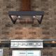 ZLINE 36" Hand-Hammered Copper Wall Mounted Range Hood -2