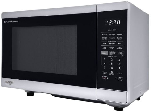 Sharp® 1.4 Cu. Ft. Stainless Steel Countertop Microwave-3