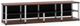 Salamander Designs® Synergy Open Center Quad 20 AV Cabinet-Dark Cherry/Aluminum-0