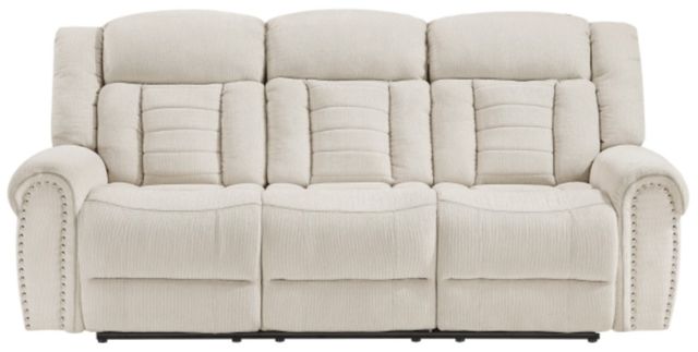 Homelegance® Nutmeg Beige Double Manual Reclining Sofa-2