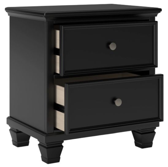 Signature Design by Ashley® Lanolee Black Nightstand-3