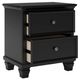 Signature Design by Ashley® Lanolee Black Nightstand-3