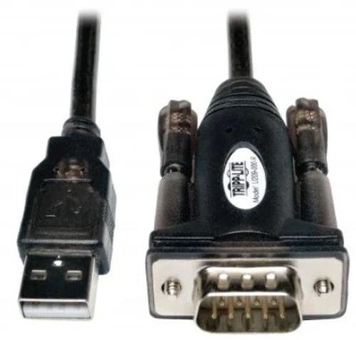 5ft USB A-Male to D9-Male Serial Adapter Cable-0