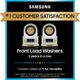 Samsung 5.1 Cu. Ft. Brushed Black Front Load Washer -1