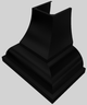 Vent-A-Hood® Designer Series 36" Black Wall Mounted Range Hood-5