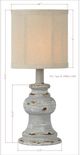 Forty West Bonnie Gray Table Lamp-1