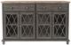 Jofran Inc. Aurora Hills Bisque/Brushed Gray 4-Door Accent Chest-2