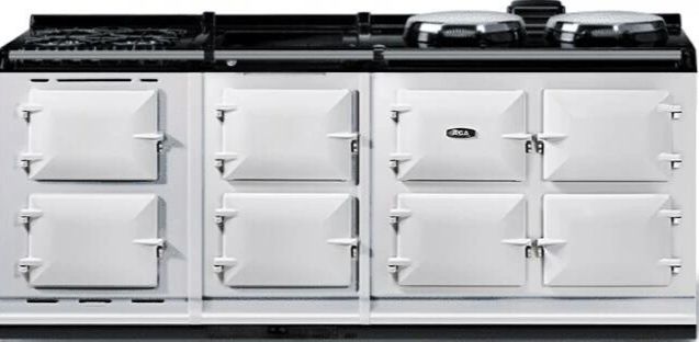 AGA™ eR7 210 Classic Cast Iron 83" Pearl Ashes Pro Style Dual Fuel Range-0