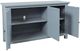 Jofran Inc. Isabella Blue 54" Mirrored Accent Cabinet-4