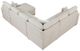 Homelegance® Pompano 4-Piece Beige Right-Arm Facing Sectional and Chaise-4
