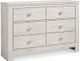 Signature Design by Ashley® Paxberry 6-Piece Whitewash Queen Panel Bed Set-2