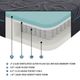 Homelegance® Mira 11" Firm Gel Infused Memory Foam Hybrid Box Top Split Eastern King Mattress-4