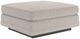 Caracole® Fusion Modern Fusion Oatmeal/Simply Black Ottoman-0