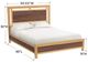 Whittier Wood® Furniture Addison Duet Queen Panel Bed-2