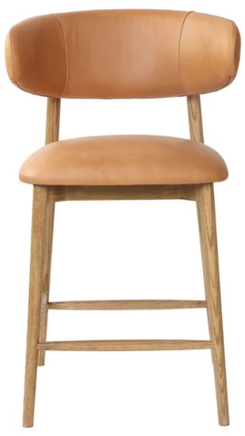 LH Home Milo Hazelnut Counter Stool-1