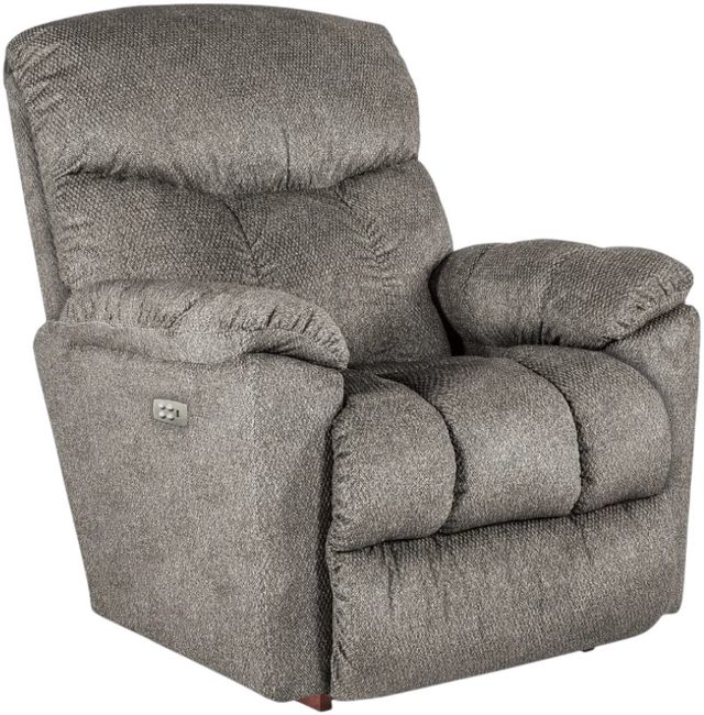 La-Z-Boy® Morrison Silver Power Wall Recliner with Headrest and Lumbar-0