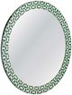Basset Mirror Alanis Green/Cream Wall Mirror-1