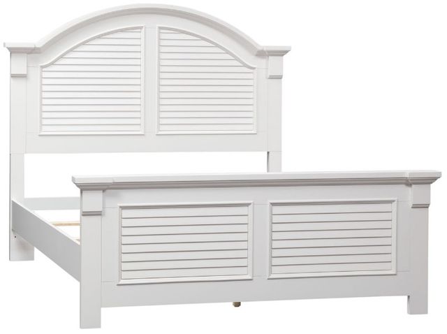 Liberty Furniture Summer House I Oyster White King Panel Bed-0