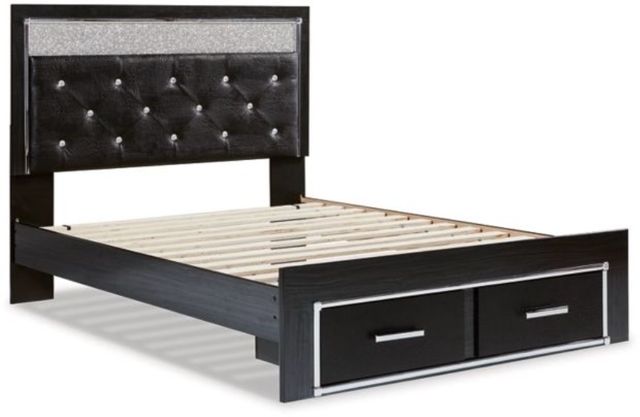 Signature Design by Ashley® Kaydell Black Queen Storage Bed-2
