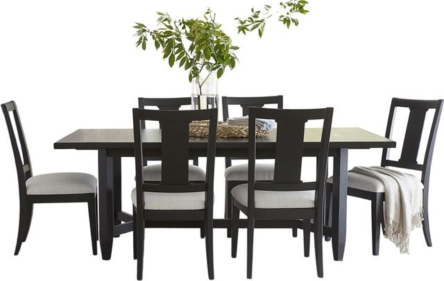 aspenhome® Camden 7-Piece Beige/Domino Dining Set-0