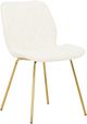 Primo™ International 3719 2-Piece Cream Accent Chair Set with Gold Legs-0