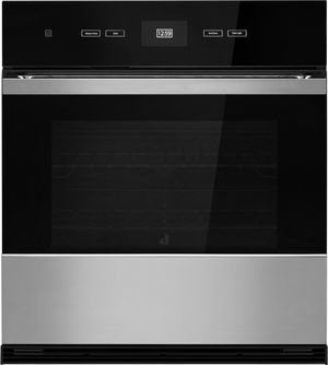 front view of the JennAir® NOIR™ 27" Floating Glass Black Built-In Single Electric Wall Oven