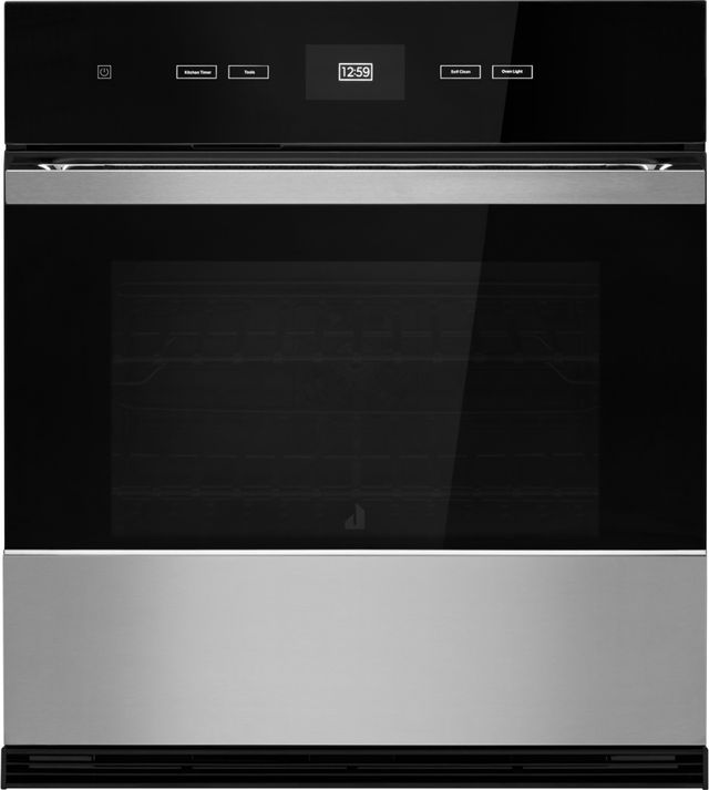 JennAir® NOIR™ 27" Floating Glass Black Built-In Single Electric Wall Oven-1