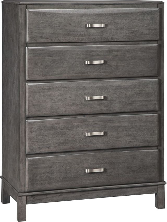 Signature Design by Ashley® Caitbrook 3-Piece Weathered Gray Queen Panel Storage Bed Set-3
