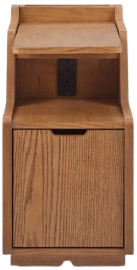 Flexsteel® Sidekick Medium Brown Smart Side Table-1