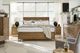 Magnussen Home® Lindon Belgian Wheat and Coffee Bean Queen Panel Storage Bed-1