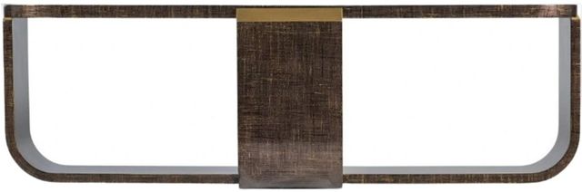 Hooker® Furniture Melange Edmun Dark Wood Rectangular Cocktail Table with Gold Accents-1