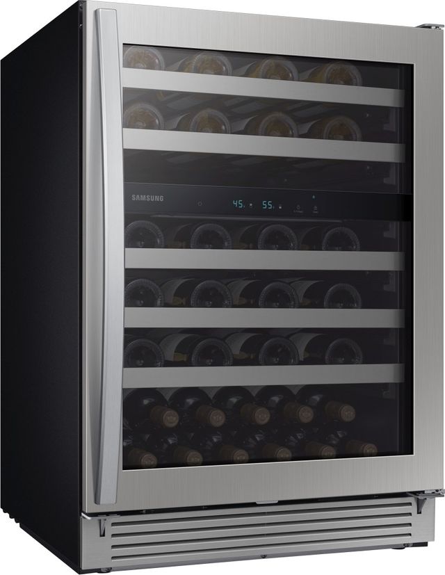 Samsung® 5.1 Cu. Ft. Fingerprint Resistant Stainless Steel Wine Cooler-5