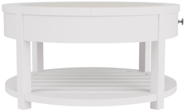 Riverside Furniture Rosalie White Caps Round Cocktail Table-2