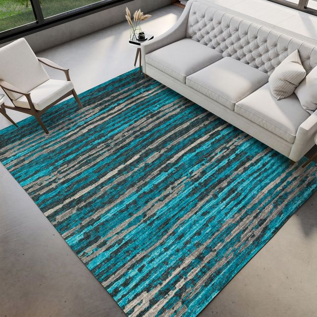 Dalyn™ Rug Company Brisbane BR4 Teal 5'x8' Area Rug-3