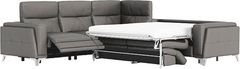 Palliser® Furniture Customizable Paolo 4-Piece Wide Right Arm Facing Power Reclining Sectional and Double Sofa Bed