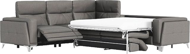 Palliser® Furniture Customizable Paolo 4-Piece Wide Right Arm Facing Power Reclining Sectional and Double Sofa Bed-0