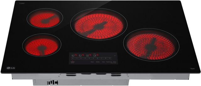LG 30" Black Electric Cooktop with UltraHeat™ 2.5kW Element-3