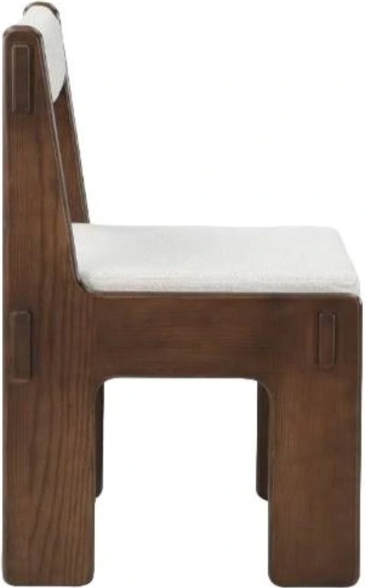 Moe's Home Collection Ashby 2-Piece Beige Dining Side Chair Set-2