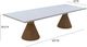 TOV Furniture Rishi White Rectangular Dining Table with Natural Base-2