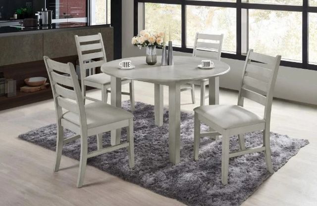 New Classic® Home Furnishings Pascal Driftwood Round Dining Table-1