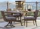 Tommy Bahama® Outdoor Kilimanjaro Tobacco Swivel Rocker Dining Chair-2