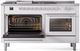 Ilve® Professional Plus II 60" White Pro Style Dual Fuel Range-2