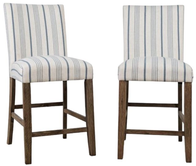 Jofran Inc. Eastern Tides 3-Piece ET Brushed Bisque/White Dining Set-3