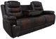 New Classic® Home Furnishings Nikko Brown Dual Manual Reclining Sofa-3