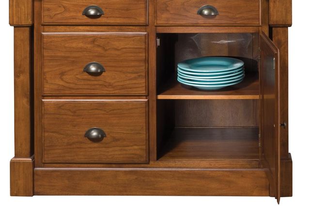 homestyles® Aspen Brown Kitchen Island-2